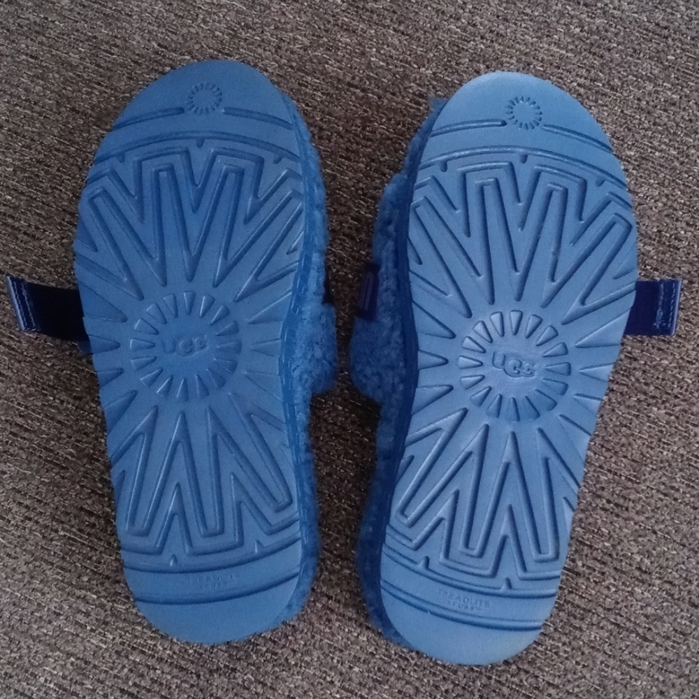 ๐UGG๐ - Fluffita Cobalt Blue Flatform Slipper - Picture 12 of 12